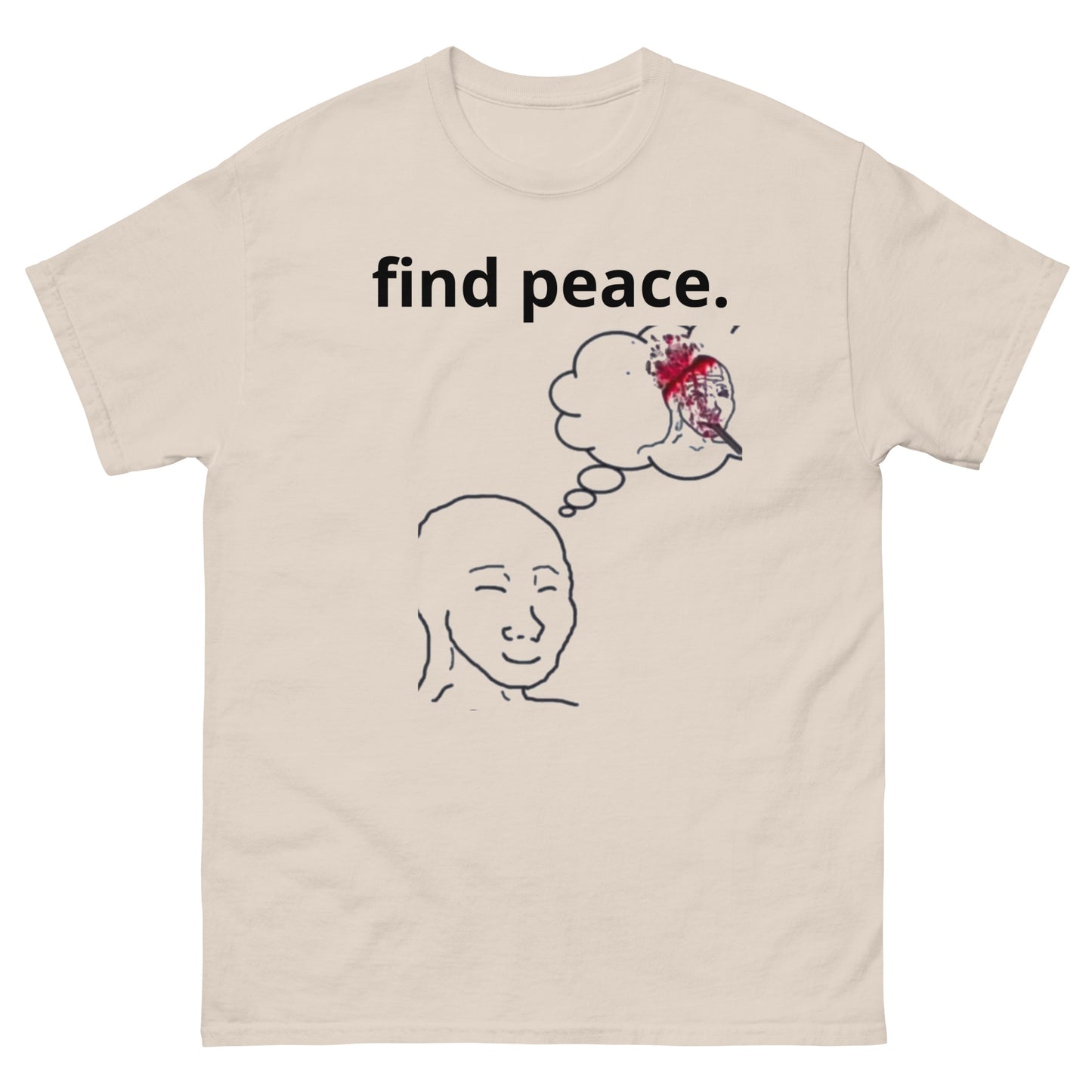 "peace" tee