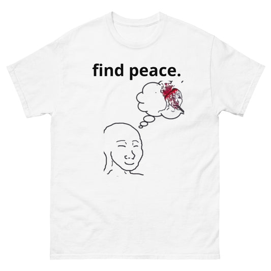 "peace" tee