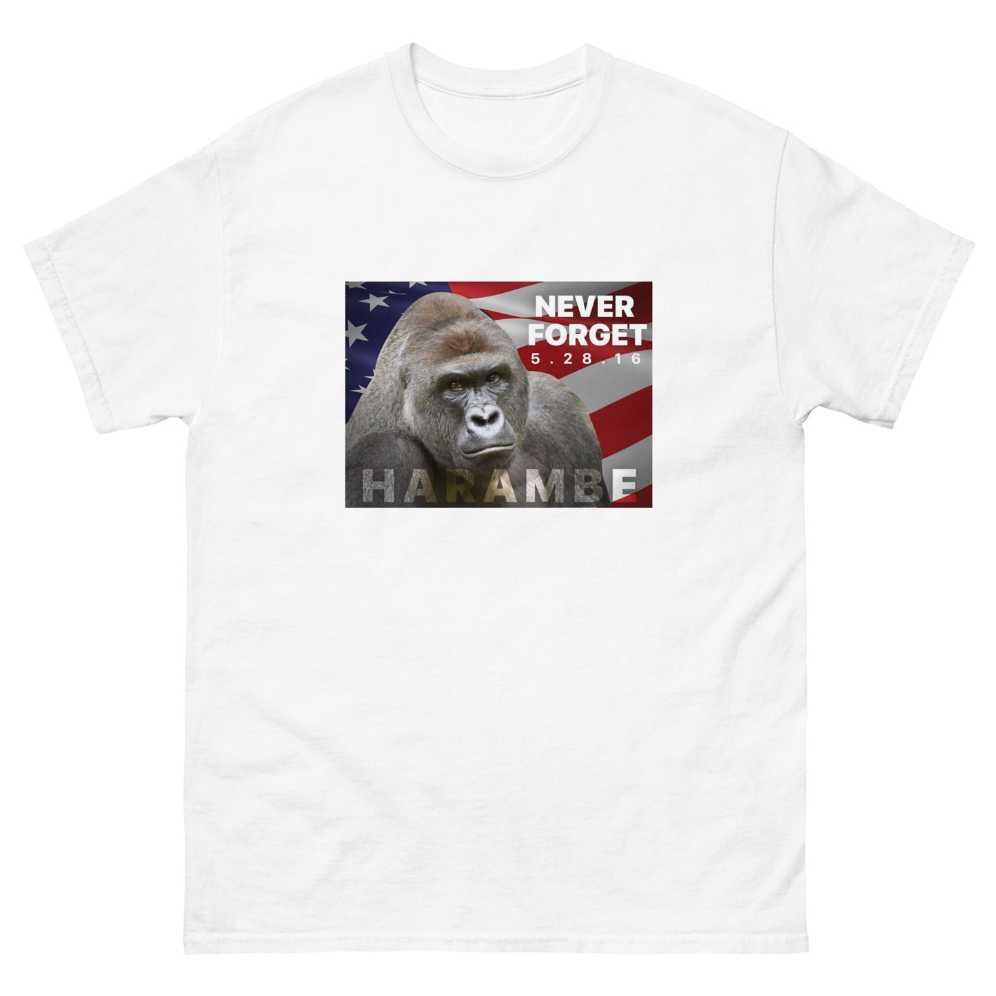 "harambe" tee